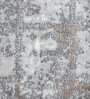 Grey Abstract Polypropylene 6 ft x 9 ft Machine Made Carpet