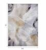 Grey Abstract Polypropylene 7 ft x 5 ft Machine Made Carpet