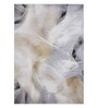 Grey Abstract Polypropylene 7 ft x 5 ft Machine Made Carpet