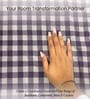 Grey Checkerd Polycotton Double King Fitted Bedsheet With 2 Frill Pillow Covers