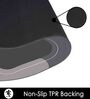 Grey Slogan Rubber 24x16 Inches AntiSkid Bath Mats (Pack of 2)