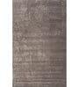 Grey Abstract Viscose 4 ft X 6 ft Hand Tufted Rectangle Carpet