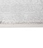 Grey Abstract Viscose 4 ft X 6 ft Machine Made Carpet