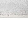Grey Abstract Viscose 5 ft X 7 ft Machine Made Carpet