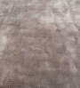 Grey Abstract Viscose 5 ft X 8 ft Hand Tufted Rectangle Carpet