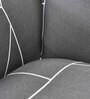 Grey Geometric Viscose and Polyester (3 + Lounge) L-Shaped Stretchable Chaise Sofa Covers