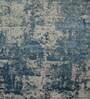 Grey Abstract Wool & Bamboo Slik 8 ft x 10 ft Hand Knotted Carpet