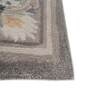 Grey Abstract Wool & Viscose 9 ft x 12 ft Hand Tufted Carpet
