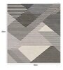 Grey Abstract Wool 4 ft x 6 ft Hand Knotted Carpet