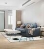 Grey Abstract Wool 4 ft x 6 ft Hand Knotted Carpet