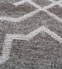 Grey Abstract Wool 5 ft X 7 ft Flat Weaves