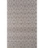 Grey Abstract Wool 5 ft X 7 ft Flat Weaves