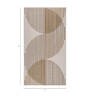Grey Abstract Wool 5 ft X 8 ft Hand Tufted Rectangle Carpet