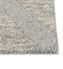 Grey Abstract Wool 5 ft X 8 ft Hand Tufted Rectangle Carpet