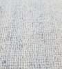 Grey Abstract Wool 5 ft X 8 ft Hand Woven Carpet