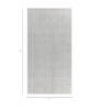 Grey Abstract Wool 5 ft X 8 ft Hand Woven Carpet
