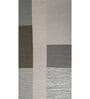 Grey Abstract Wool 5 ft X 8 ft Rectangle Flat Weaves