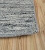 Grey Abstract Wool 5 ft X 8 ft Rectangle Flat Weaves