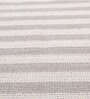 Grey Abstract Wool 6 ft X 9 ft Hand Woven Carpet