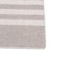 Grey Abstract Wool 6 ft X 9 ft Hand Woven Carpet