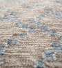 Grey Abstract Wool 6 ft X 9 ft Flat Weaves