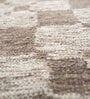 Grey Abstract Wool 6 ft X 9 ft Flat Weaves