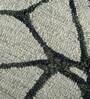 Grey Abstract Wool 8 ft x 10 ft Hand Tufted Carpet