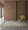 Grey Abstract Wool 8 ft x 10 ft Hand Tufted Carpet