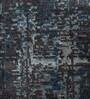 Grey Abstract Wool 8 x 10 ft Hand Knotted Carpet