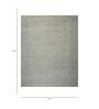 Grey Solid Wool 8 x 10 ft Hand Knotted Carpet