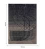Grey Abstract Wool and Cotton 4 ft x 6 ft Hand tufted Carpet