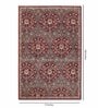 Grey Persian Woolen Blend 6 x 9 Feet Hand Tufted Carpet