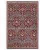 Grey Persian Woolen Blend 6 x 9 Feet Hand Tufted Carpet