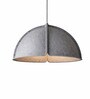 Grey AcouSphere 60   Luxury Acoustic Pendant Light (60cm   x 30cm H)