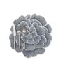 Sliver Floral Shaped Textured PVC Dining Table Placemat