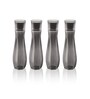 Grey Plastic (Set of 4) Floret Water Bottle