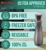 Grey Plastic (Set of 4) Floret Water Bottle