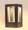 Grey Aluminium 12 Watt LED Gate Light