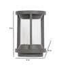 Grey Aluminium 9 Watt Gate Light