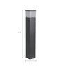 Grey Metal Garden Light