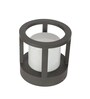 Jayson Grey Aluminium Gate Light