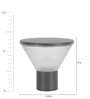 Grey Metal Gate Light