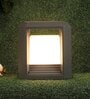Miya Grey Aluminium Gate Light