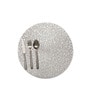 Grey Amey Round PVC Dining Table Placemat