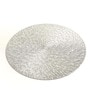 Grey Amey Round PVC Dining Table Placemat