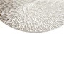 Grey Amey Round PVC Dining Table Placemat