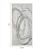 Grey and Beige Abstract Polypropylene 5 ft x 2.5 ft Machine Made Runner