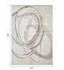 Grey Abstract Polypropylene 6 Ft X 4 Ft Machine Made Carpet