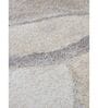Grey Abstract Polypropylene 6 Ft X 4 Ft Machine Made Carpet