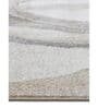 Grey Abstract Polypropylene 6 Ft X 4 Ft Machine Made Carpet